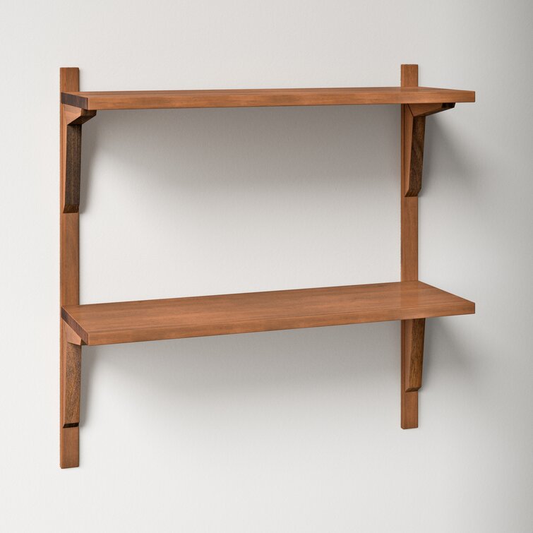 Baez 2 Piece Poplar Tiered Shelf